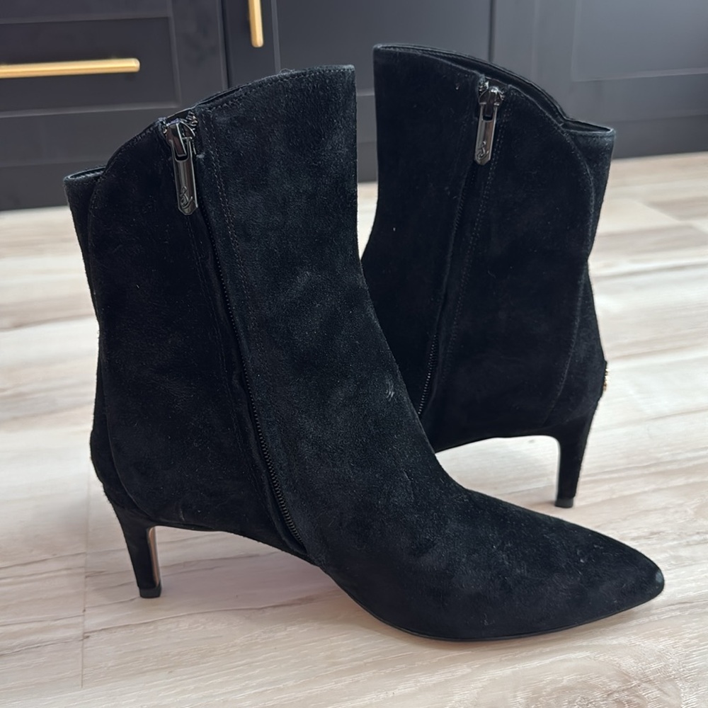 Sam Edelman USHA ANKLE BOOTIE black suede - Picture 7 of 11